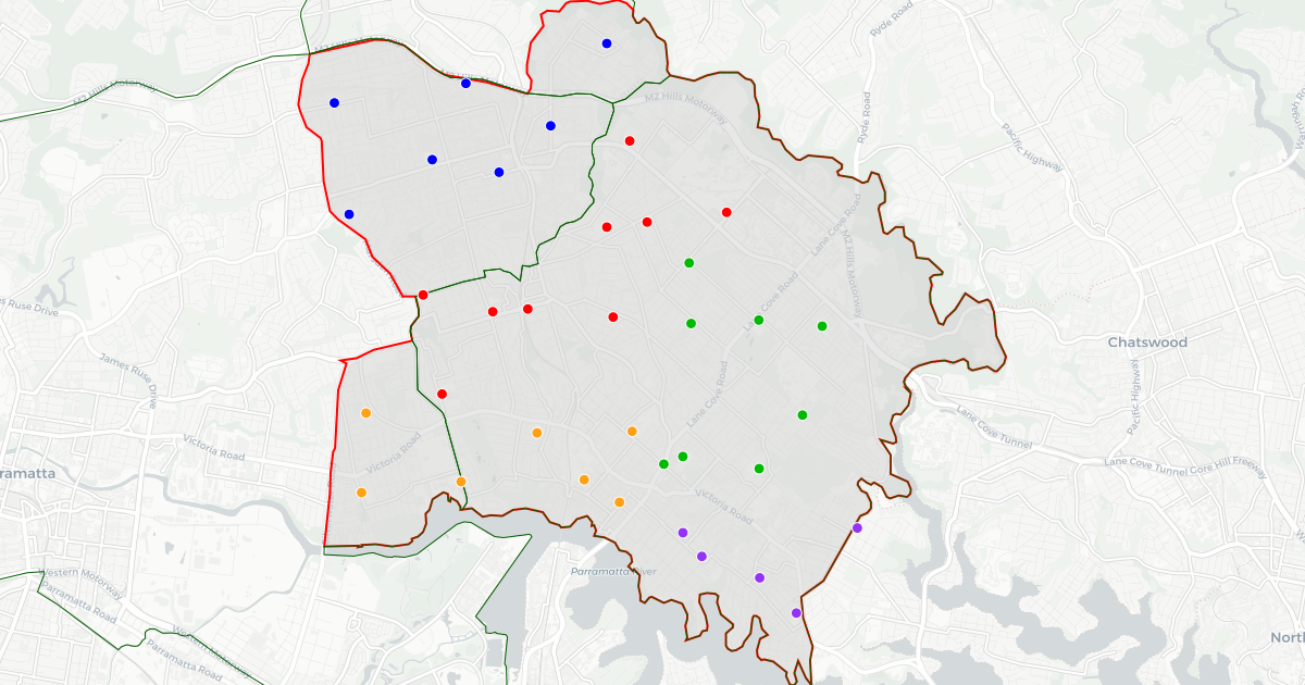 Bennelong 2017 pre-by-election - booth categories