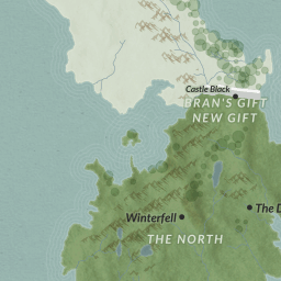 The gift game of thrones map